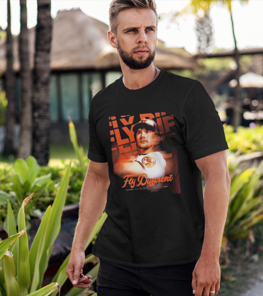 Gunnar Henderson Orioles Fly Different Baltimore Baseball T-Shirt