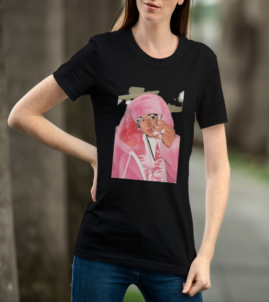Hasan Piker Pink Fur Coat Style Darializa T-Shirt