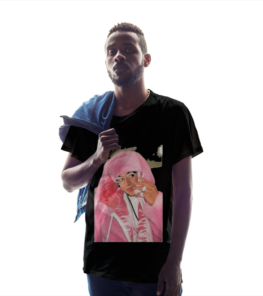 Hasan Piker Pink Fur Coat Style Darializa T-Shirt
