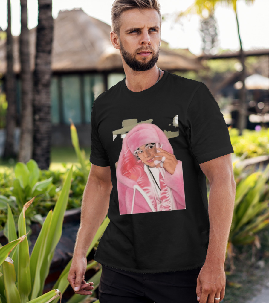 Hasan Piker Pink Fur Coat Style Darializa T-Shirt