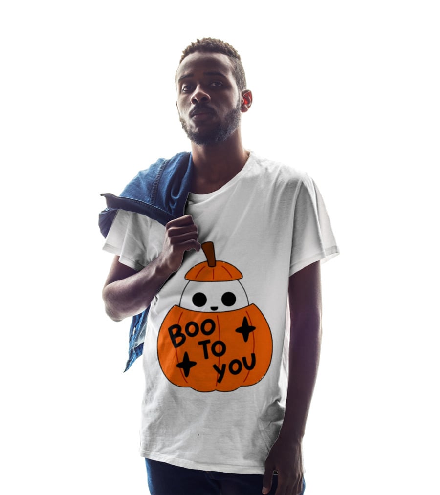 Boo To You 2026 Halloween Ghost In Pumpkin T-Shirt