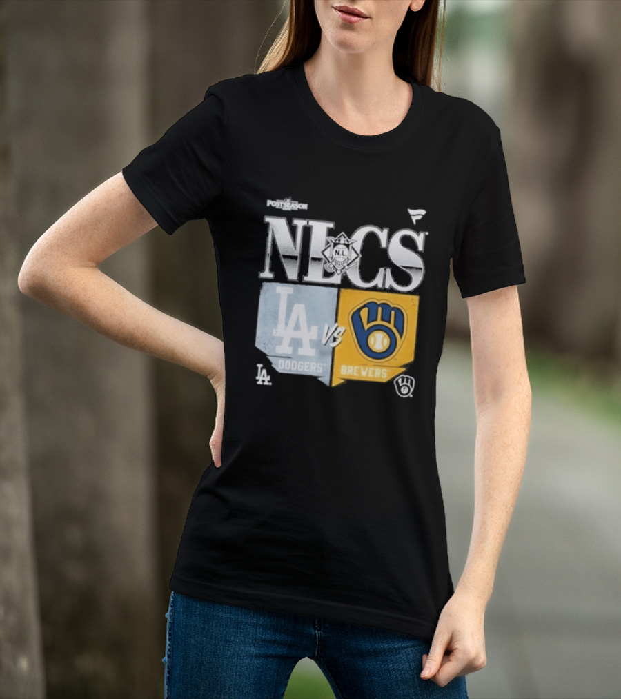 NLCS 2026 LA Dodgers Vs Milwaukee Brewers Matchup T-Shirt