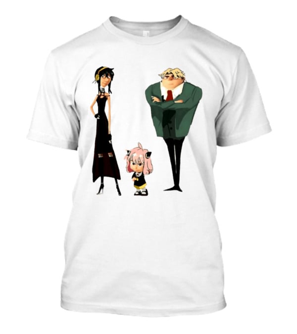 Despicable Me Spy X Family Crossover Cartoon Characters Meme T-Shirt