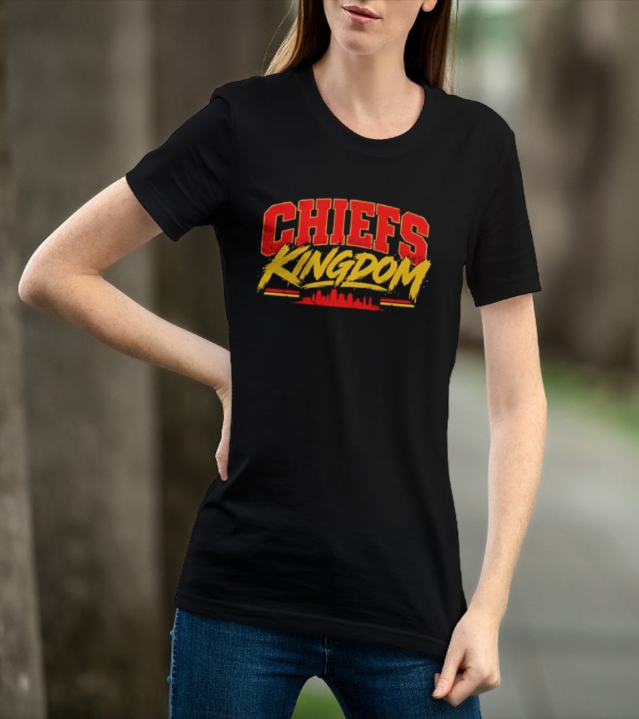 Kansas City Chiefs Kingdom Skyline 2026 T-Shirt