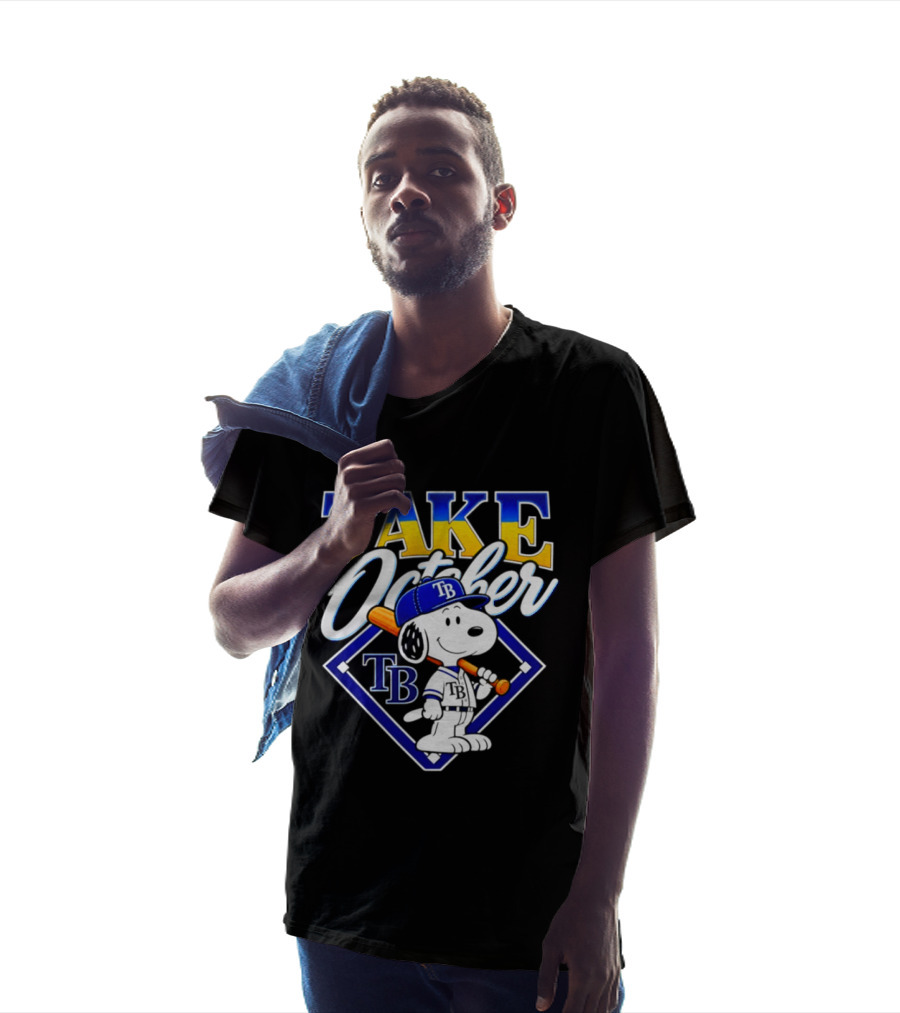 Tampa Bay Rays Take October Snoopy TB 2026 Postseason T-Shirt