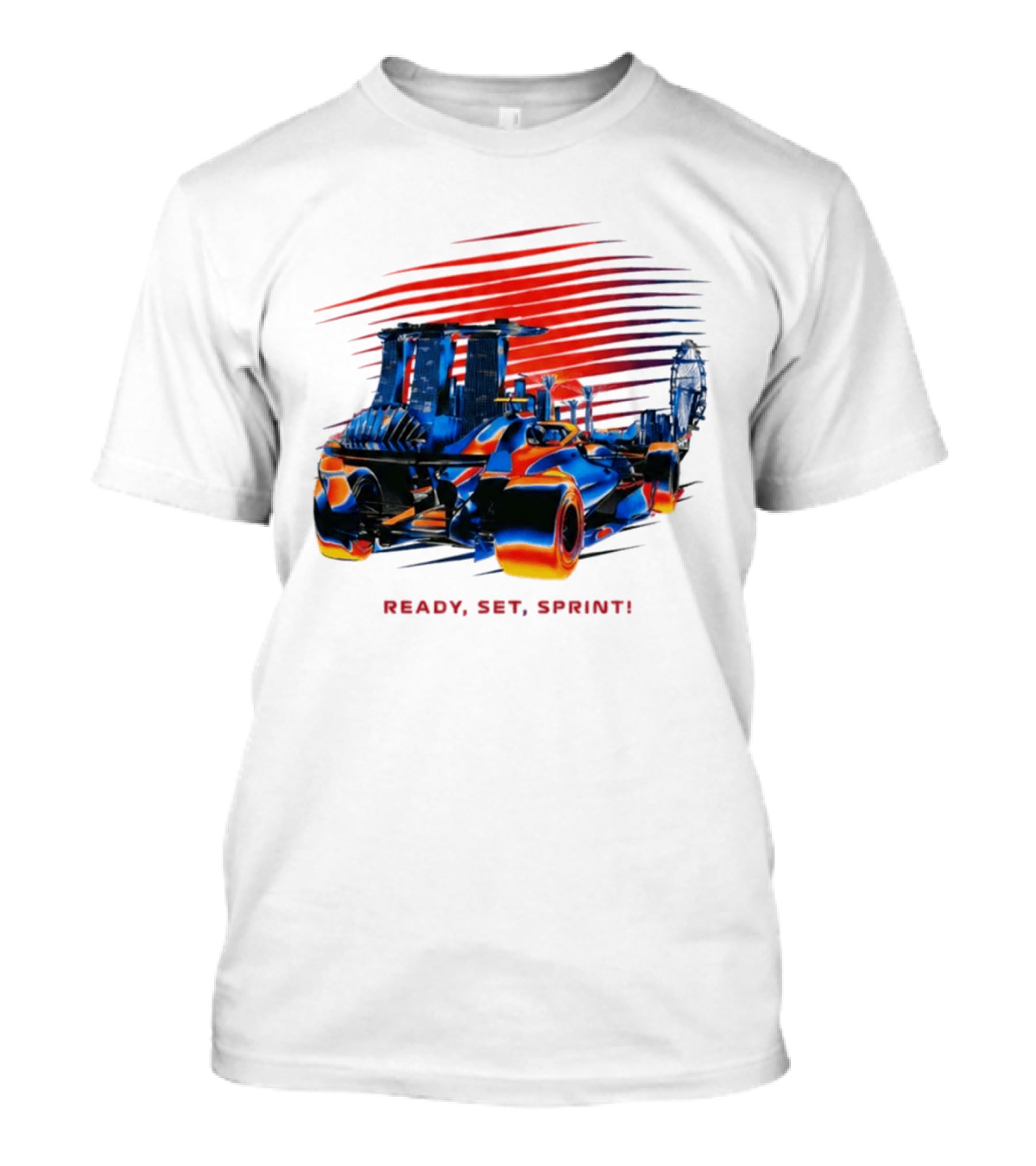 Singapore F1 Grand Prix Ready Set Sprint Racecar T-Shirt
