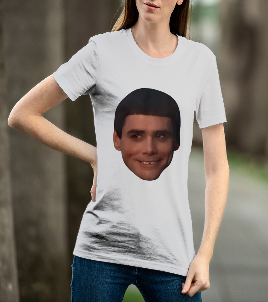Jim Carrey Lloyd Christmas Dumb And Dumber Face Meme T-Shirt
