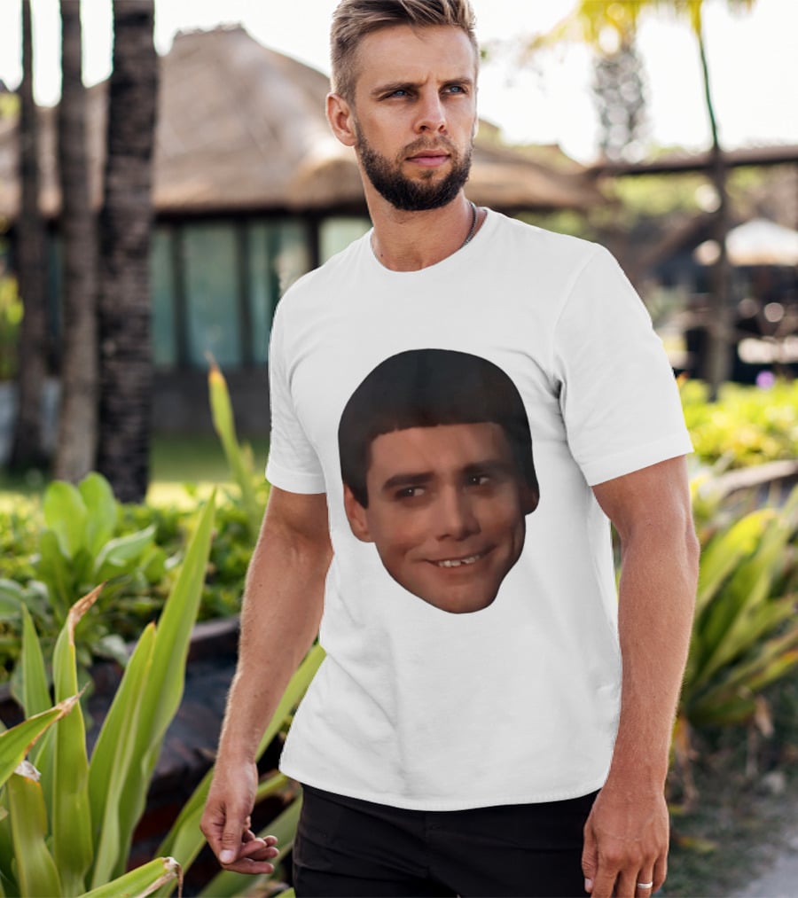 Jim Carrey Lloyd Christmas Dumb And Dumber Face Meme T-Shirt