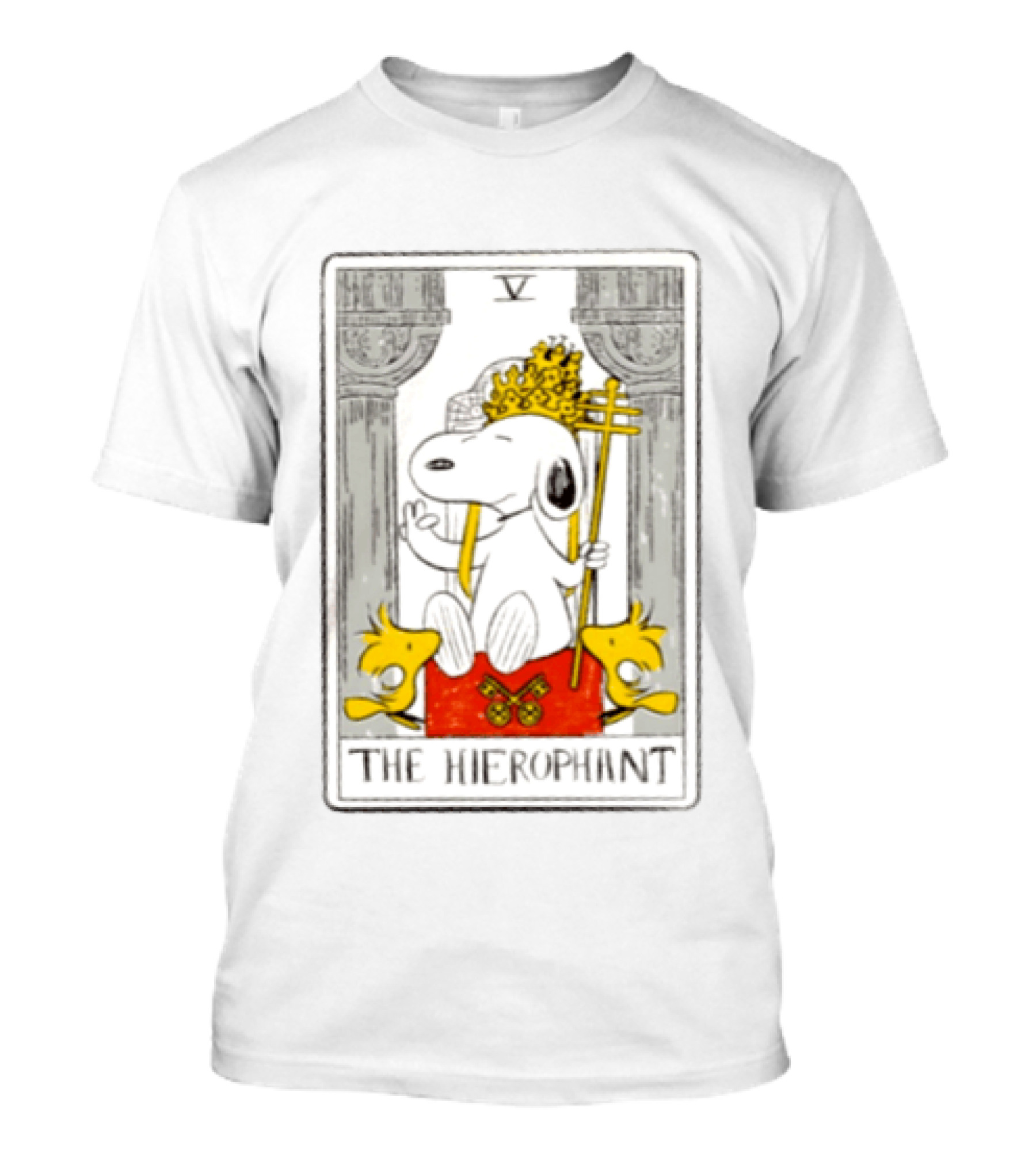 Snoopy Tarot Card The Hierophant Peanuts Charles Schulz T-Shirt
