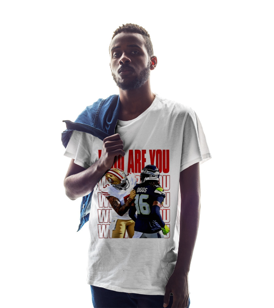 Who Are You Football Viral Moment Mike Evans Vs Trevon Diggs T-Shirt