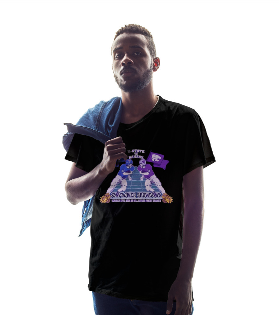 K State Vs Kansas Sunflower Showdown October 17th 2026 Bill Snyder Family Stadium T-Shirt