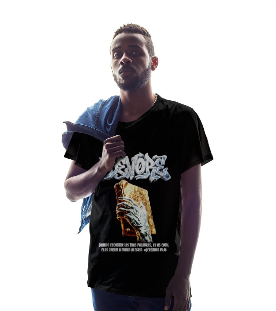 Devore Biblia Sagrada Jeremias 15 16 Encontrei As Tuas Palavras T-Shirt