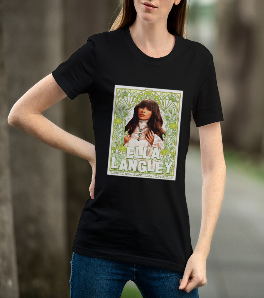Ella Langley Live At The Greek Theatre Los Angeles October 13 14 2026 With Special Guests Kameron Marlowe Laci Kaye Booth T-Shirt