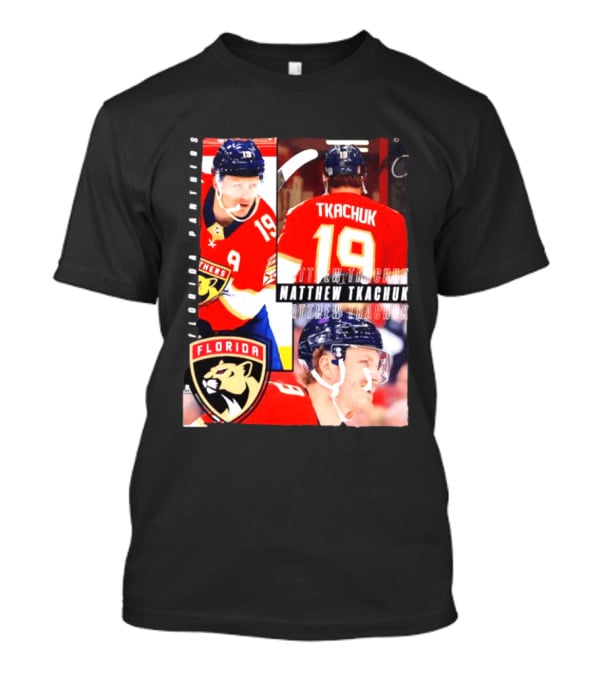 Florida Panthers Matthew Tkachuk Number 19 Hockey Spotlight T-Shirt
