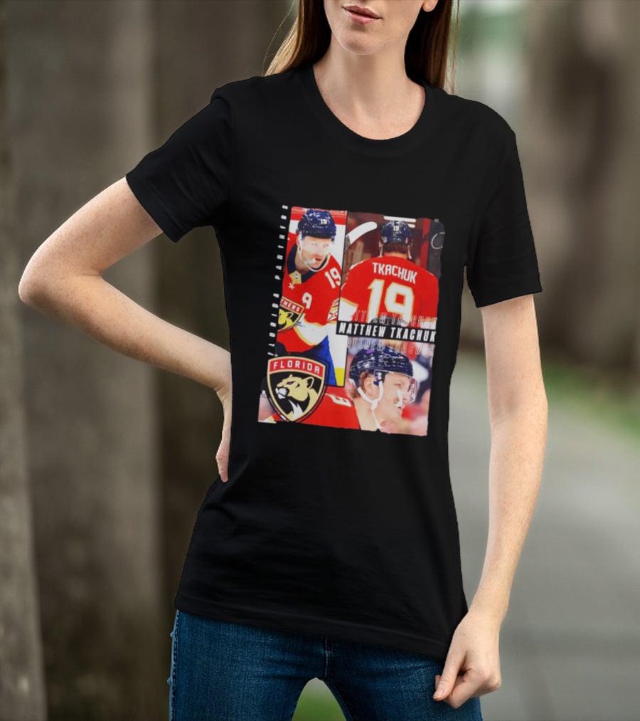 Florida Panthers Matthew Tkachuk Number 19 Hockey Spotlight T-Shirt