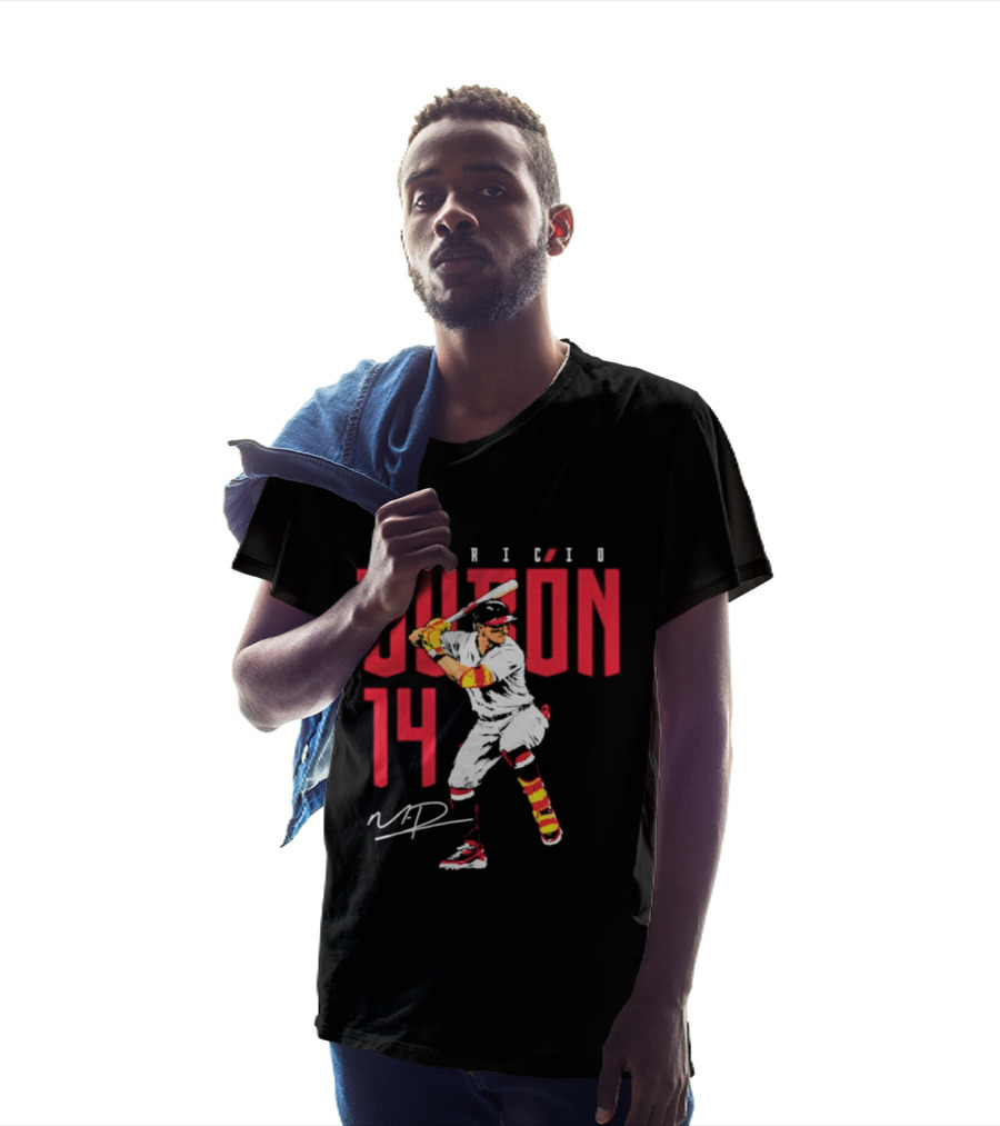 Mauricio Dubón 14 Baseball Swing MD Signature T-Shirt