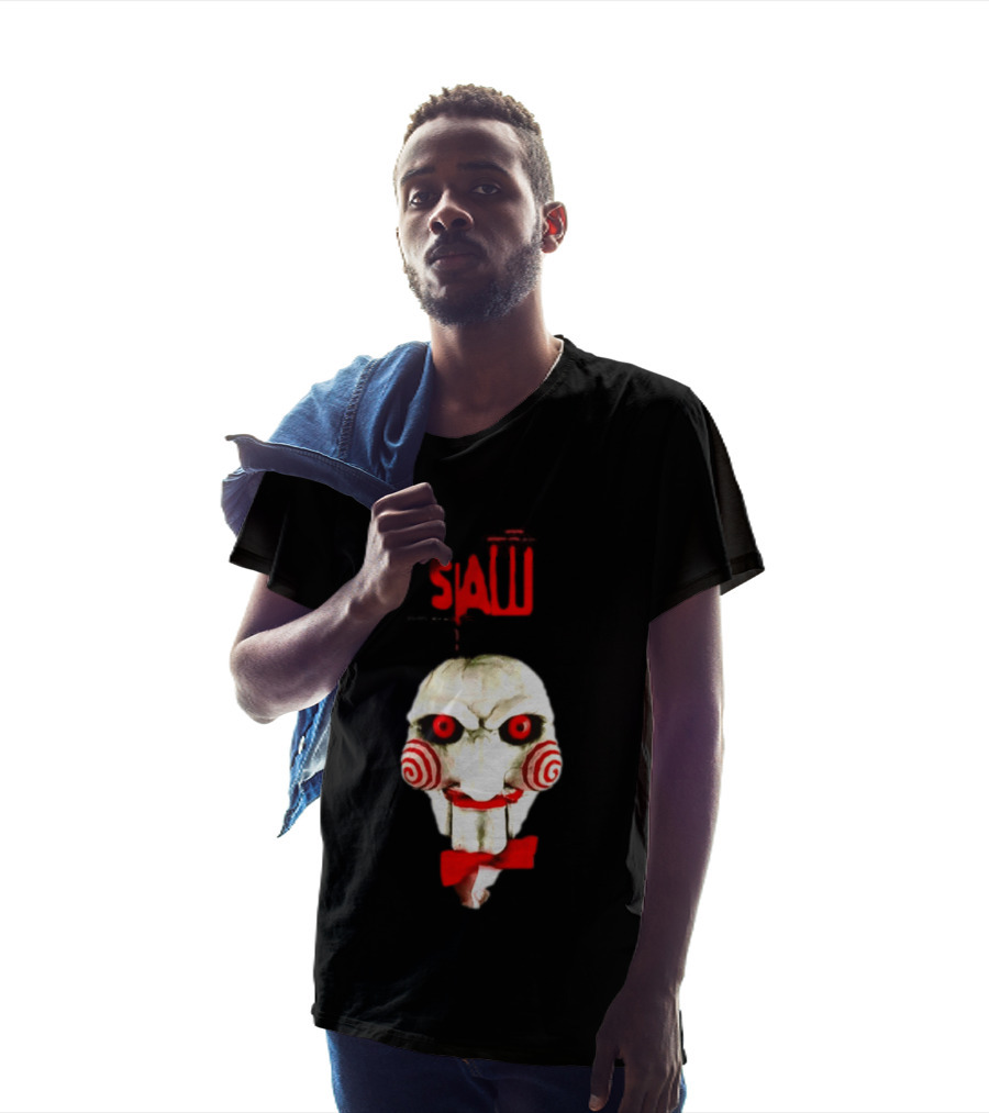Saw Billy The Puppet Jigsaw Horror Movie Halloween T-Shirt