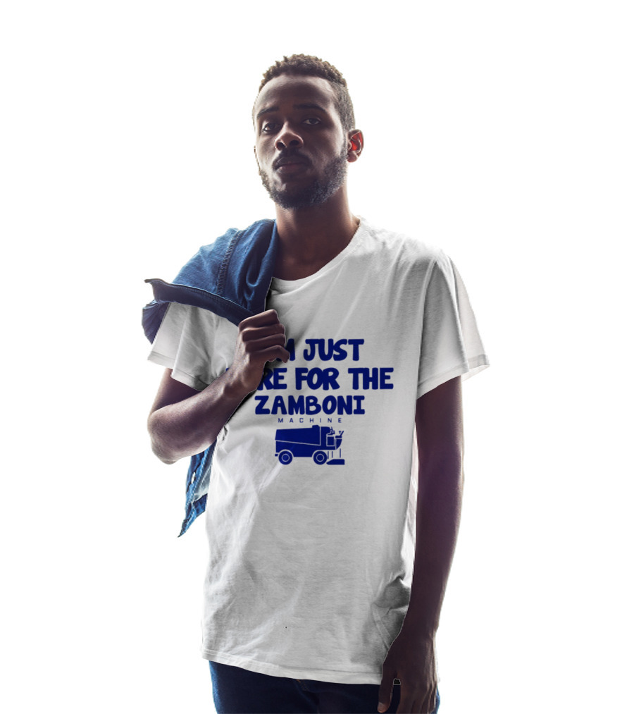 I'm Just Here For The Zamboni Machine Kentucky Wildcats Hockey T-Shirt