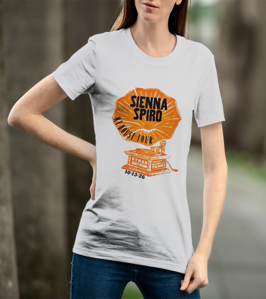 Sienna Spiro My House Tour Ryman Auditorium Nashville Tenn 101326 T-Shirt