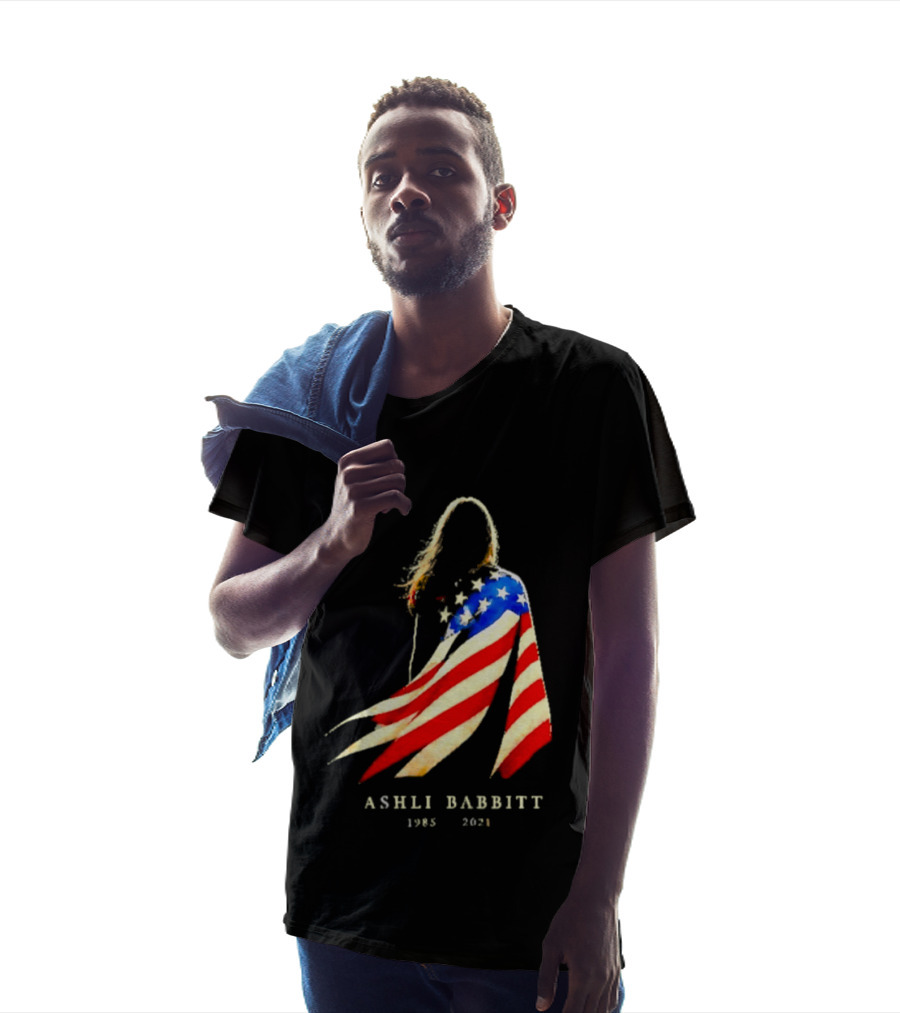 America Ashli Babbitt Memorial 1985 2021 Flag T-Shirt