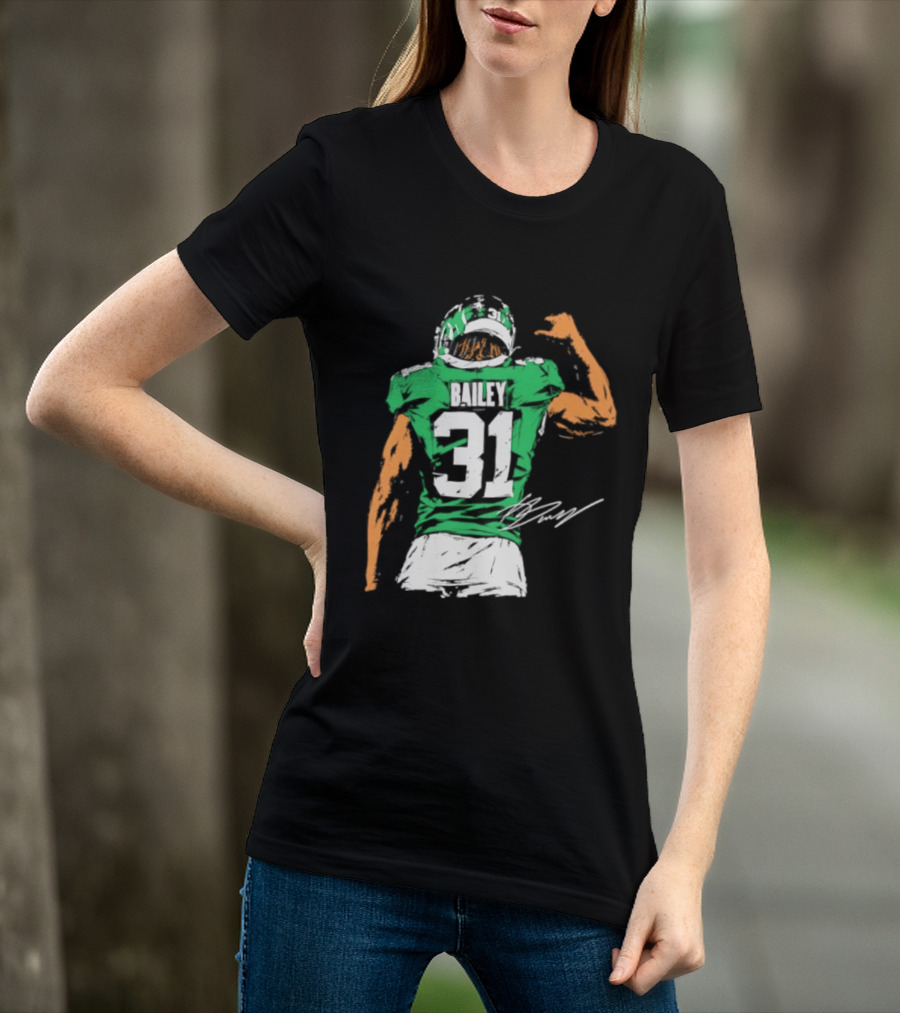 David Bailey Number 31 New York Jets NFL Football Jersey T-Shirt
