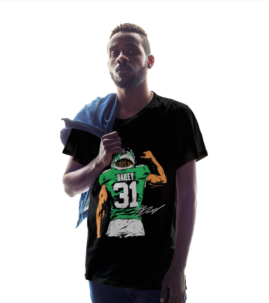 David Bailey Number 31 New York Jets NFL Football Jersey T-Shirt