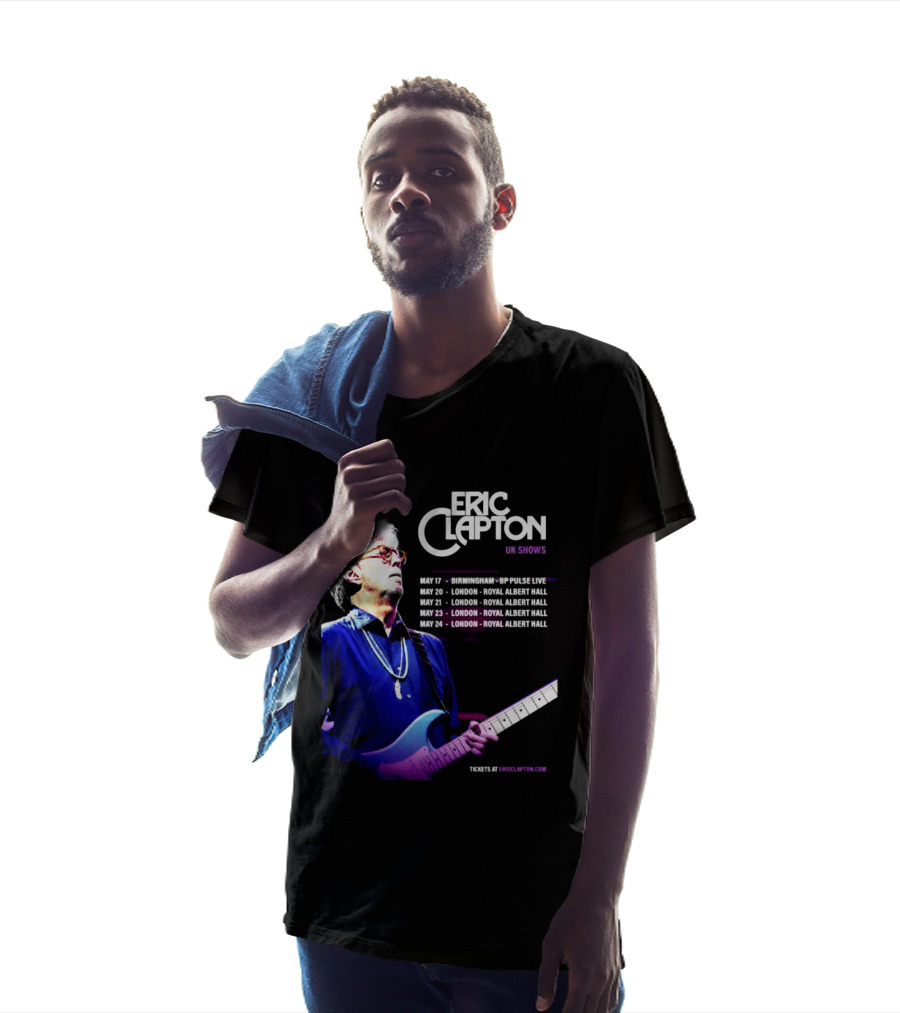 Eric Clapton UK Shows 2027 Birmingham Symphony Hall May 17 To 24 London Royal Albert Hall T-Shirt