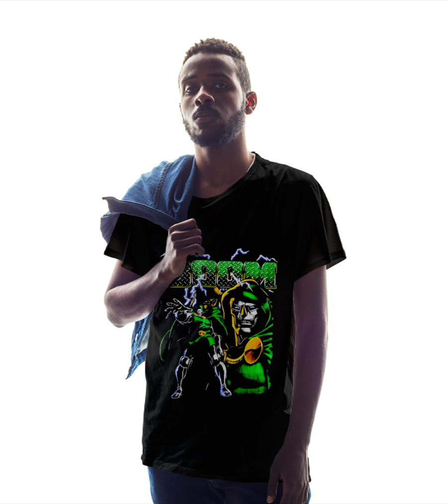 Marvel Doctor Doom Metallic Lightning Victor Von Doom T-Shirt