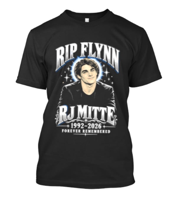 Rip Flynn RJ Mitte Forever Remembered 12/5/1992 2/22/2023 T-Shirt