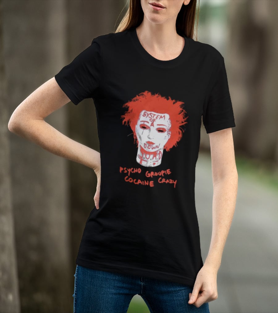 System Of A Down Psycho Groupie Cocaine Crazy T-Shirt