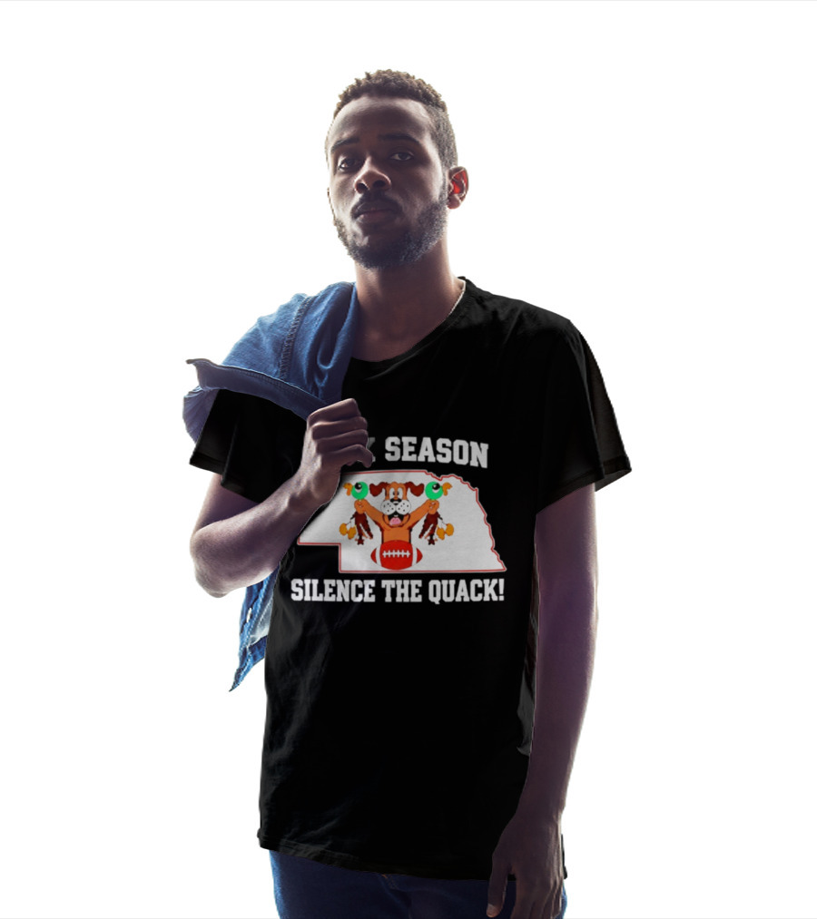 Adam Carriker St. Louis Rams Duck Season Silence The Quack Football Cartoon Dog Football T-Shirt