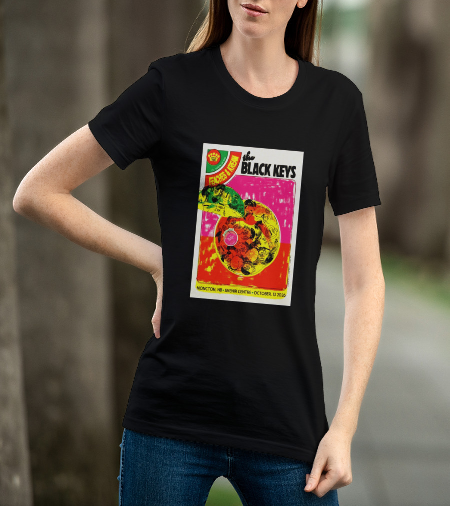 The Black Keys Peaches & Cream Event Moncton NB Avenir Centre October 13 2026 T-Shirt