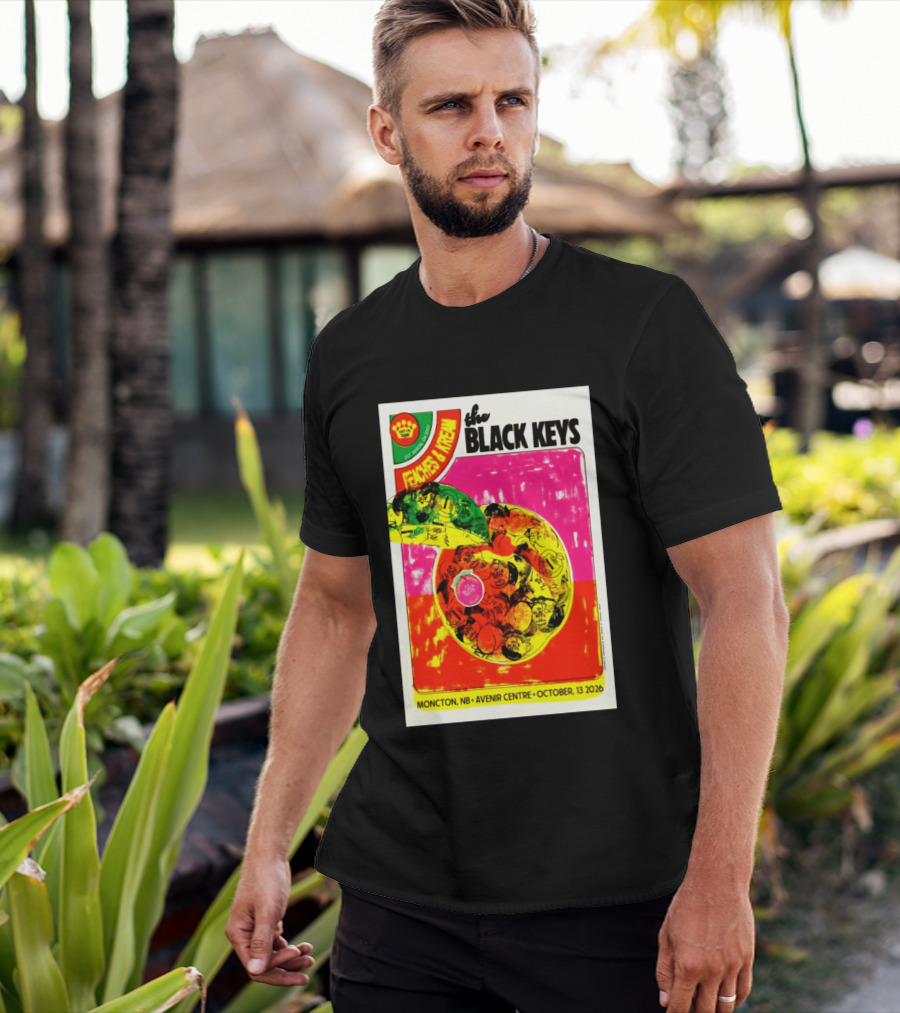 The Black Keys Peaches & Cream Event Moncton NB Avenir Centre October 13 2026 T-Shirt