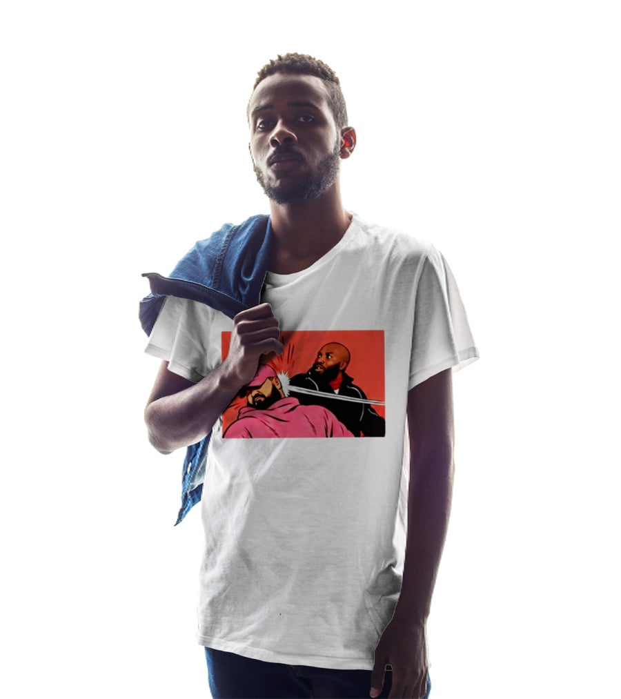Drake Vs Rick Ross Meme Slap Red T-Shirt