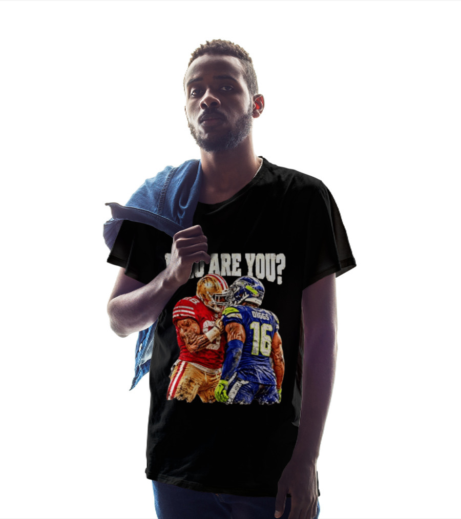 Who Are You Meme Mike Evans Vs Diggs San Francisco 49ers Seattle Seahawks T-Shirt