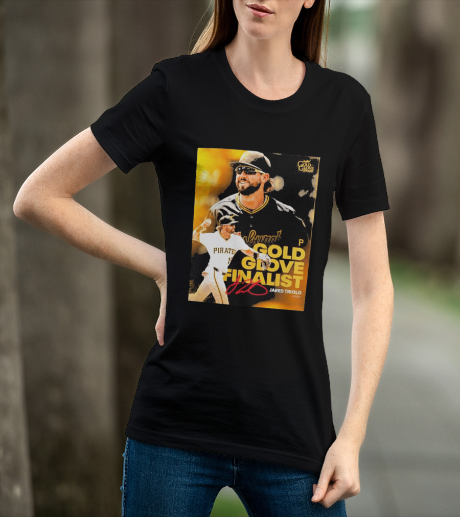 Jared Triolo Pirates Gold Glove Award Finalist Utility T-Shirt