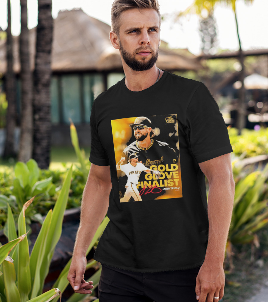 Jared Triolo Pirates Gold Glove Award Finalist Utility T-Shirt
