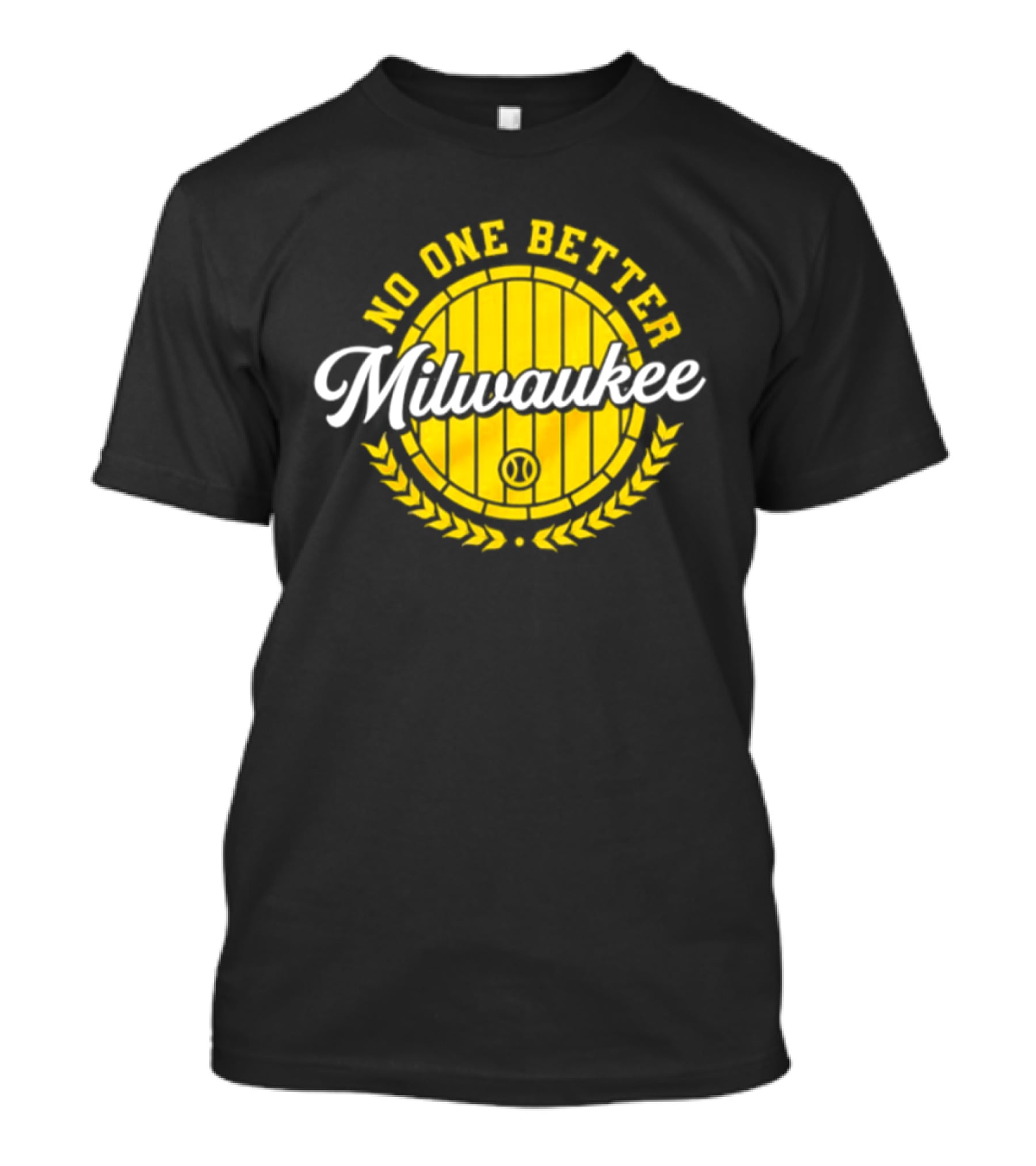 Milwaukee Brewers No One Better Baseball Badge 2026 T-Shirt