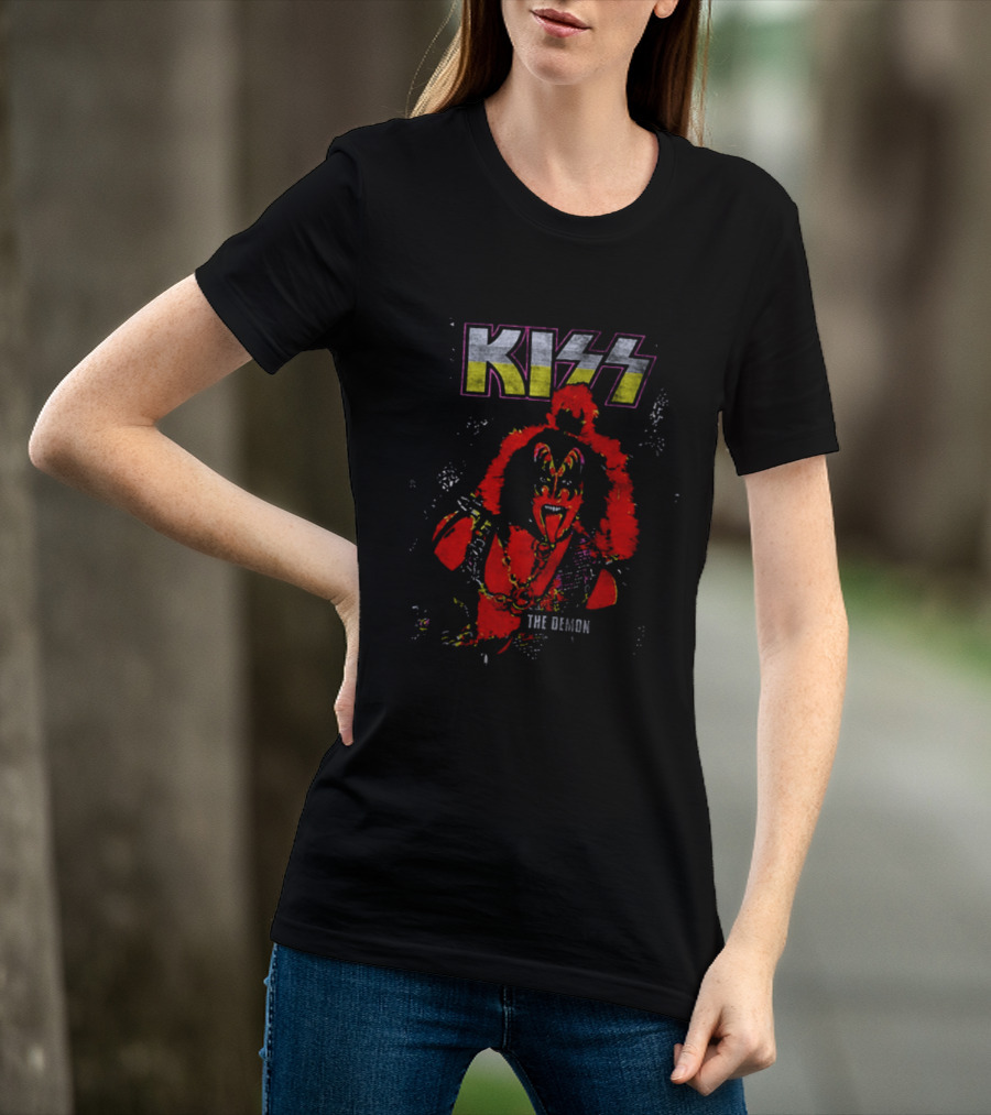 Kiss The Demon 70s Ben Cooper Gene Simmons Halloween 2026 Action Figures T-Shirt