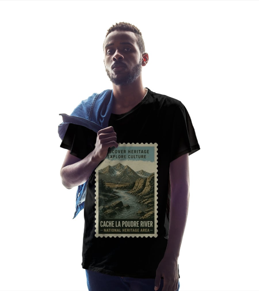 Discover Heritage Explore Culture Cache La Poudre River National Heritage Area T-Shirt