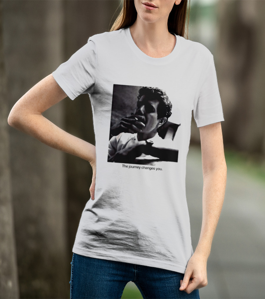 Anthony Bourdain Smoking The Journey Changes You T-Shirt