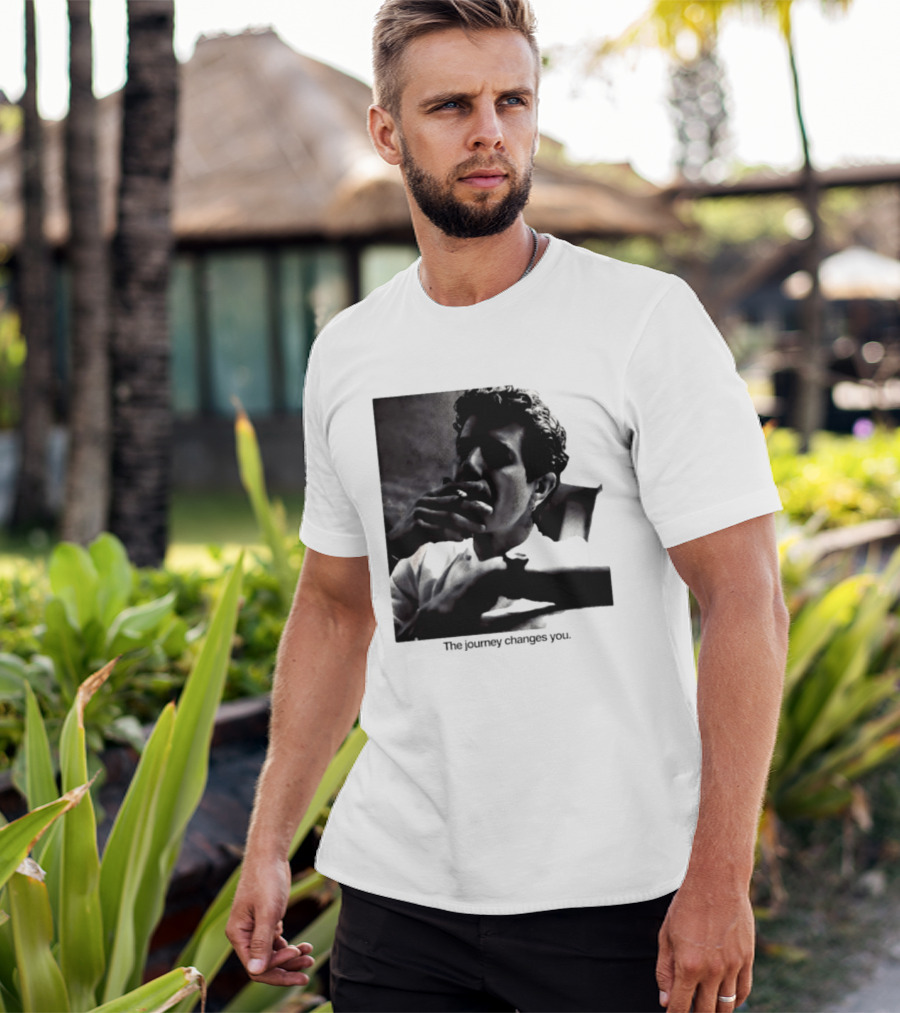 Anthony Bourdain Smoking The Journey Changes You T-Shirt