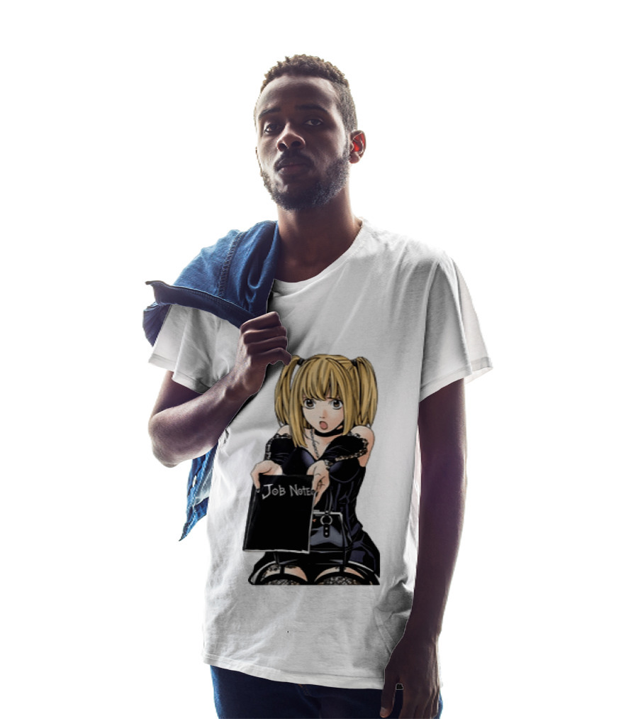 Misa Amane Job Note Anime Character Posing In Gothic Outfit T-Shirt