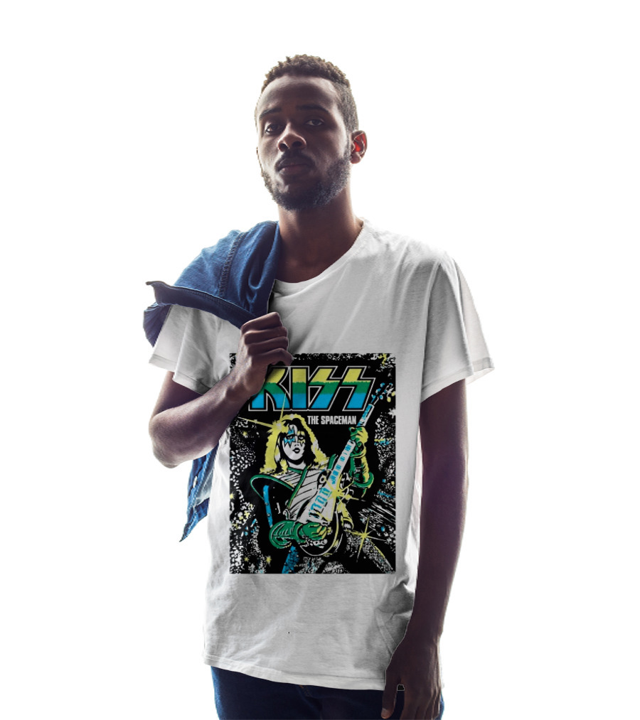 Kiss The Spaceman Ace Frehley Ben Cooper Action Figures Halloween 2026 70s T-Shirt