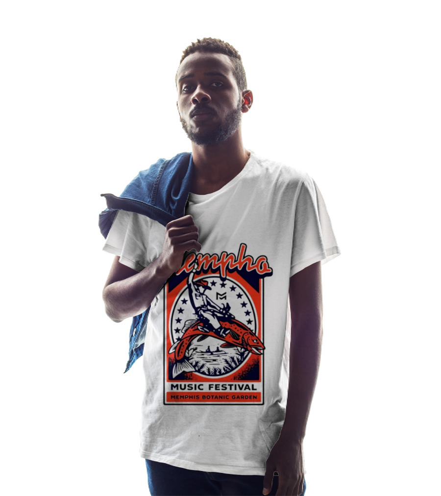 Mempho Music Festival Memphis Botanic Garden Event T-Shirt