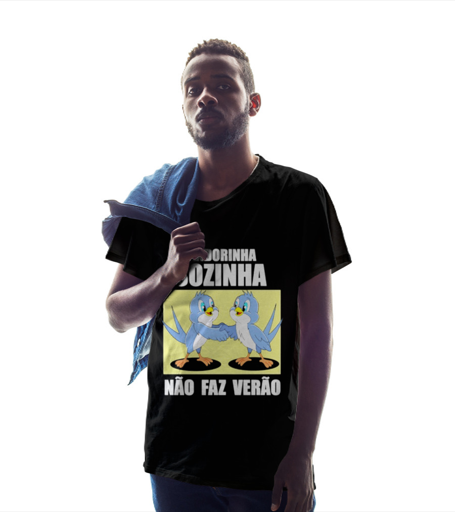 Andorinha Sozinha Não Faz Verão Handshake Birds T-Shirt