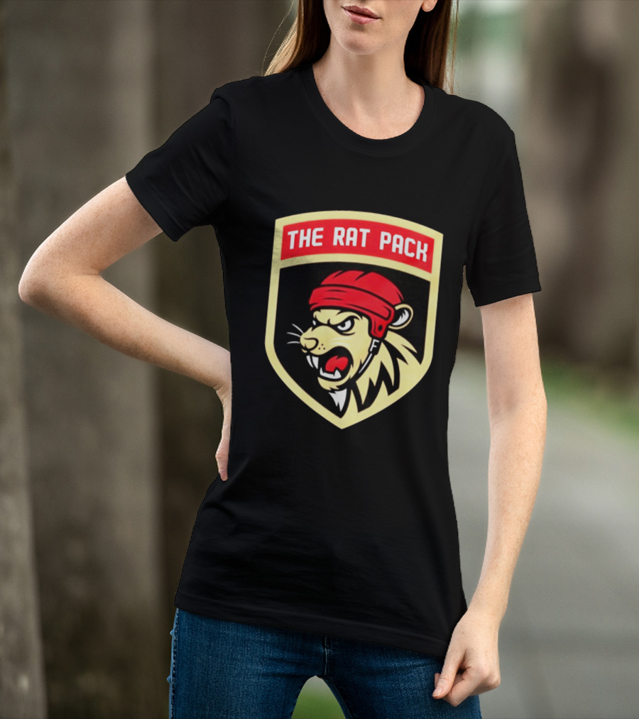 Florida Panthers The Rat Pack NHL Hockey Fierce Lion Head T-Shirt