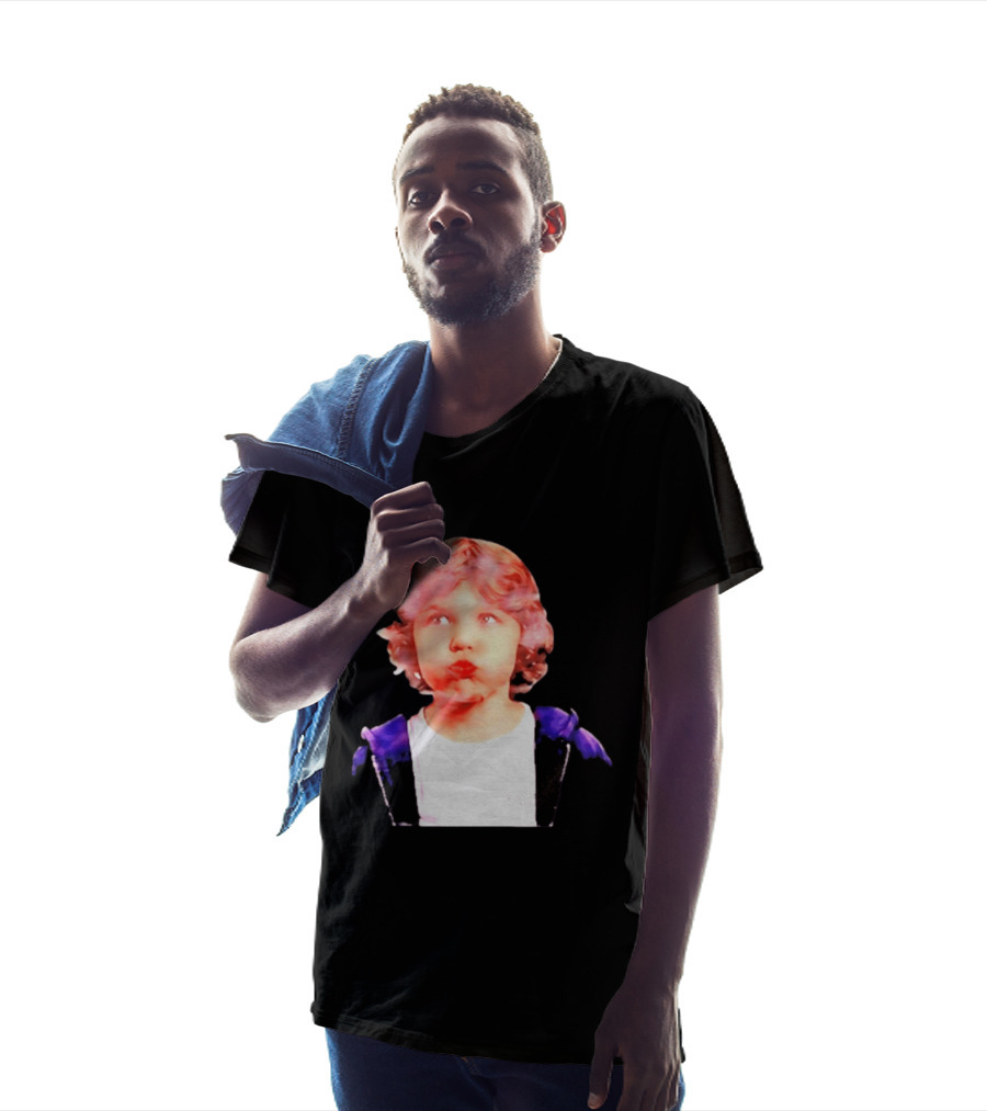 William Jakrapatr ADLV Curly Hair Baby Face Expression T-Shirt