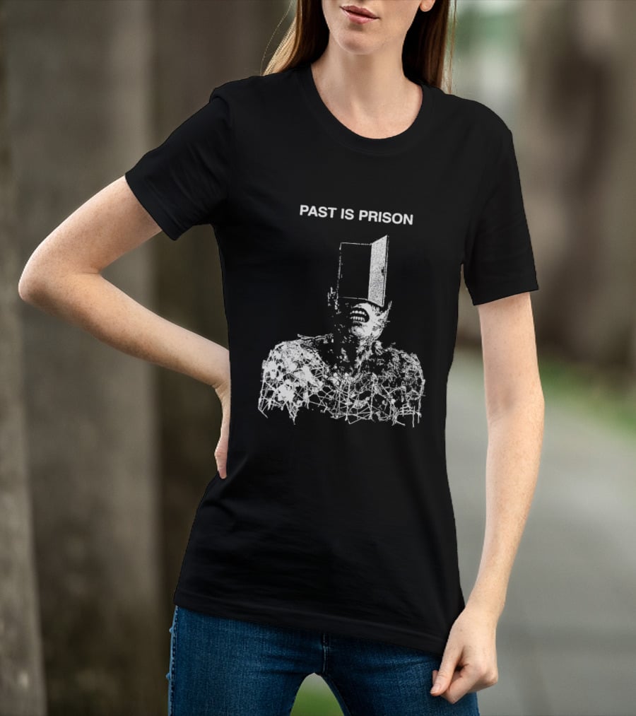 Past Is Prison Dark Horror Door Head Creepy T-Shirt