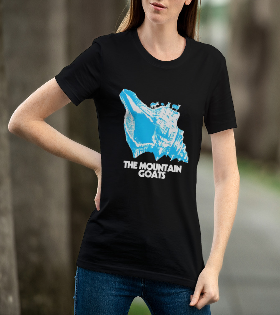 The Mountain Goats Indie Rock John Darnielle Blue Conch T-Shirt